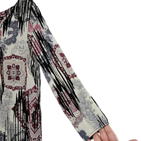 MiLady Made In Italy Paisley Ruffle Dress - Picture 4 of 8